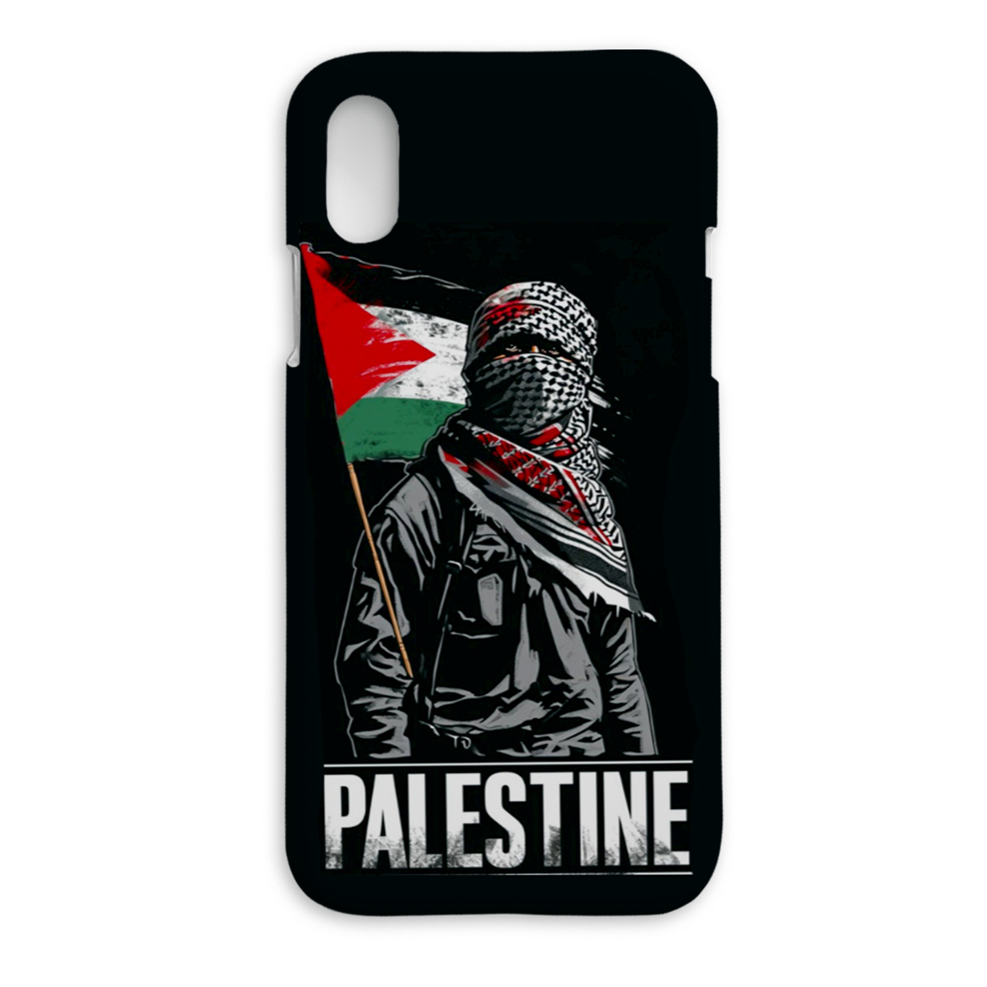 كفر حماية أنيق بتصميم خريطة فلسطين وعلمها الحبيب وصمود شعبها - تصميم 106